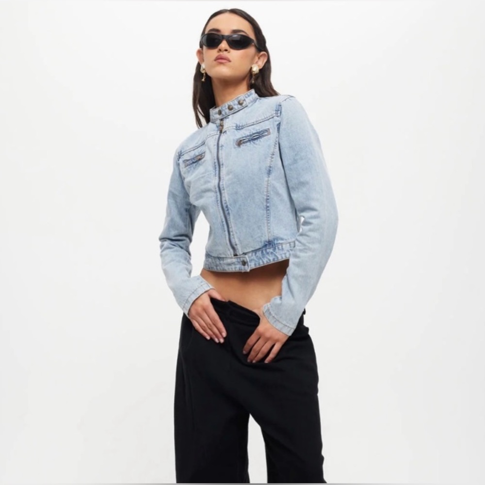 Lioness Light Blue Jean Jacket - Picture 3 of 8